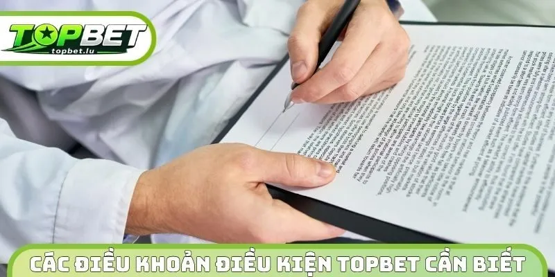 Các điều khoản điều kiện Topbet cần biết 