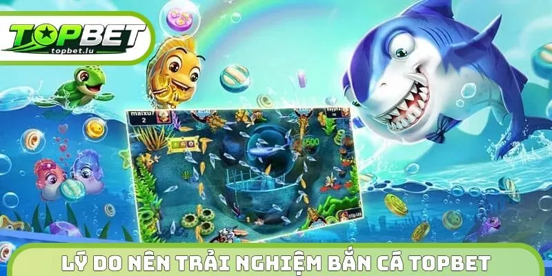 Lý do nên trải nghiệm bắn cá Topbet