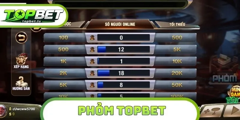 Phỏm Topbet